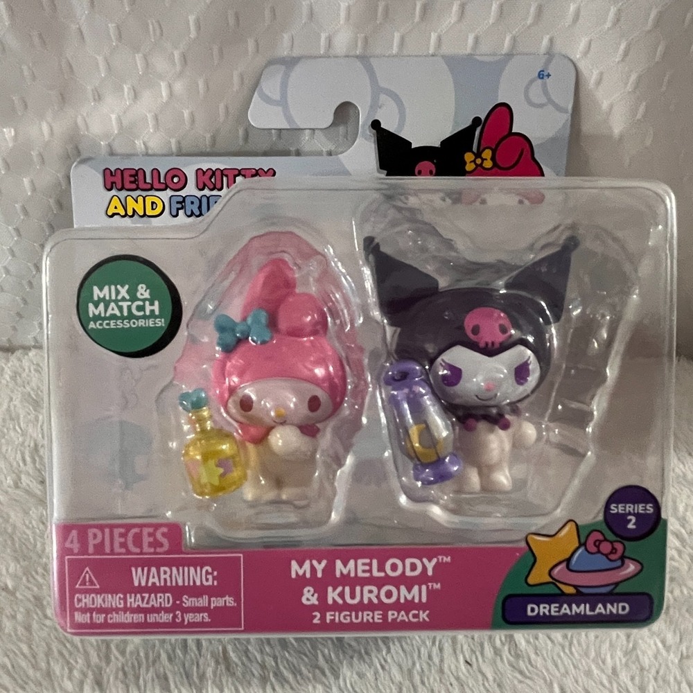 Hello Kitty and Friends Series 2 Dreamland 2-Figure Pack: My Melody and Kuromi